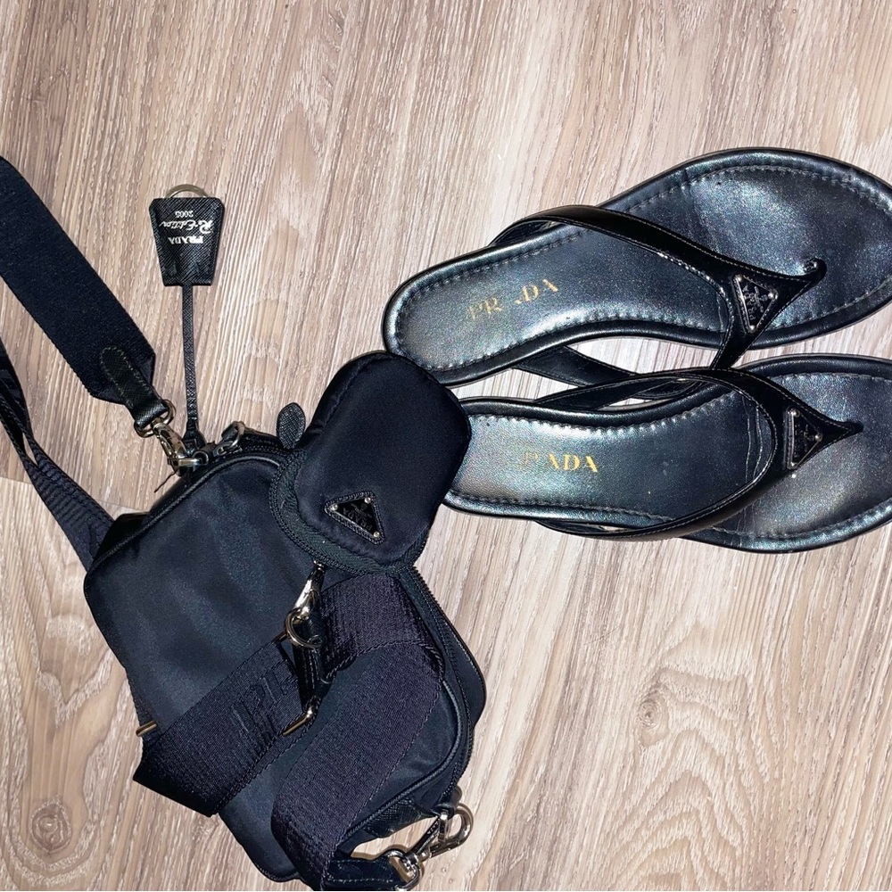 Black Camera Mini Prada Bag - Picture 5 of 8